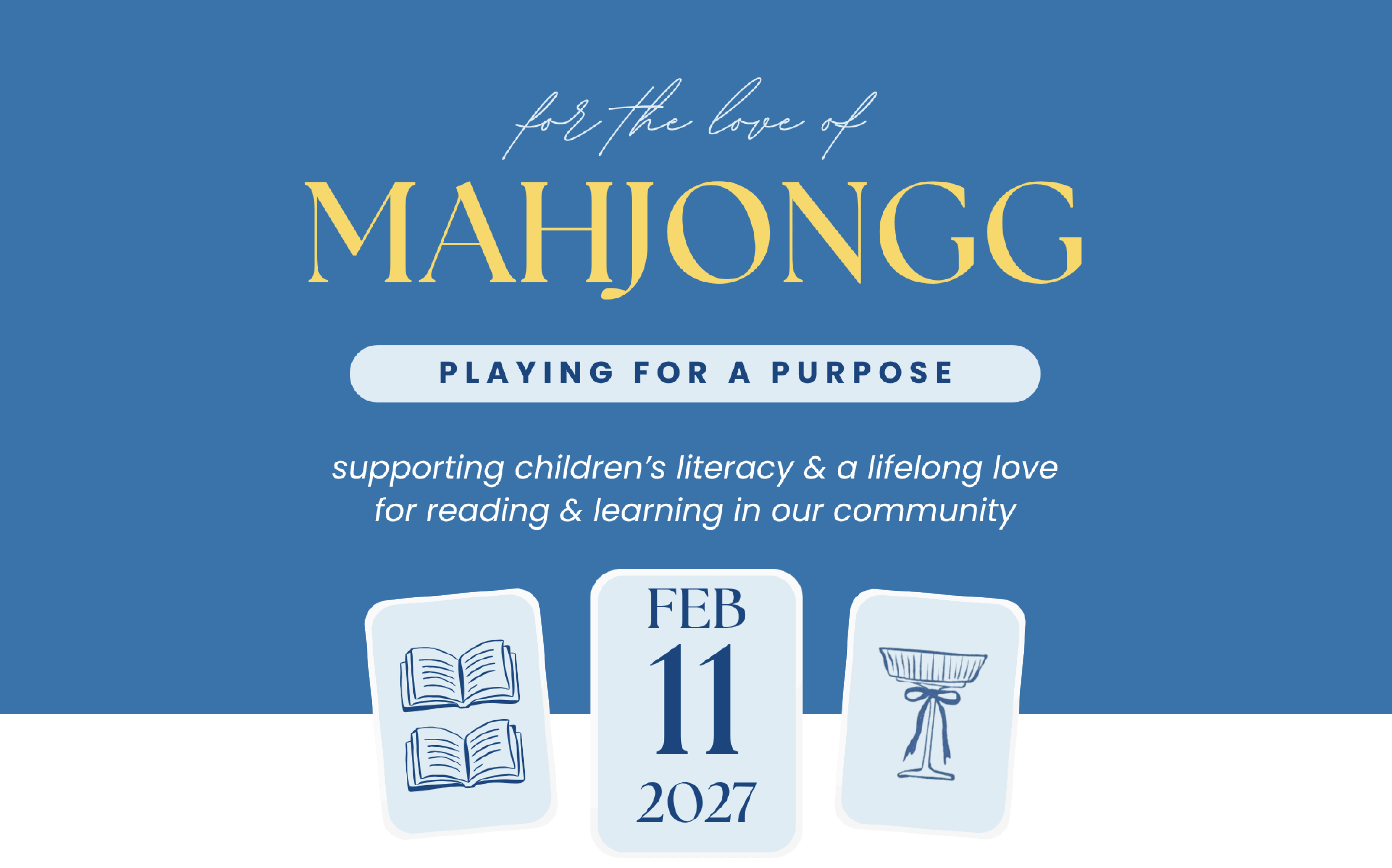Mah Jongg 2027 Fundraiser